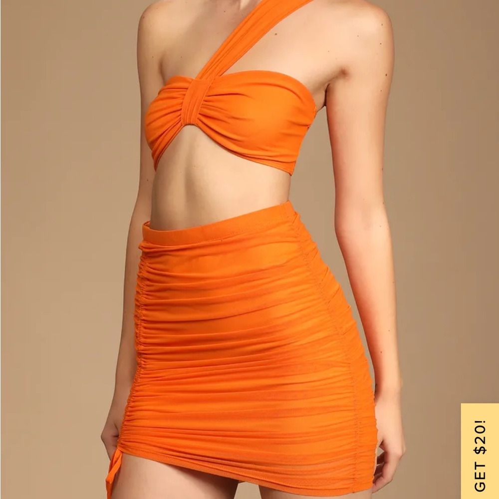 Lulus Two Piece Mesh Set - Picture 5 of 8